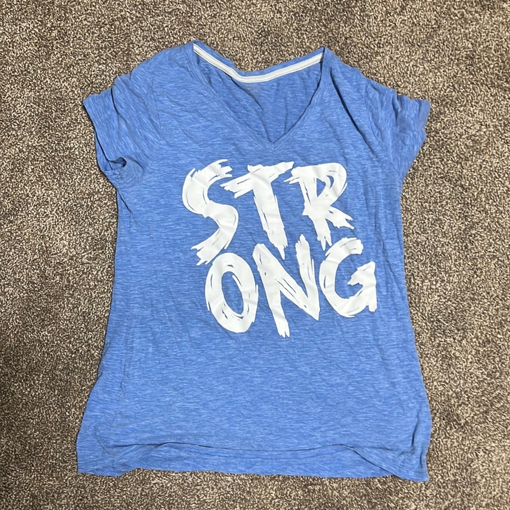 Blue Women’s V-neck shirt